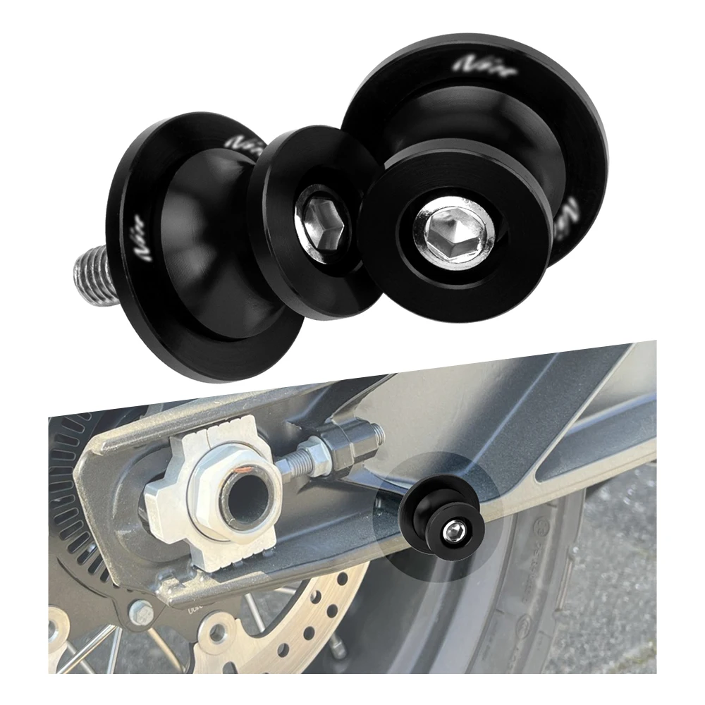 Motorcycle Swingarm Spools M10 Ninja 300 13‑16 650 06‑16 ZX6R 95‑12 ZX10R 04‑10 Paddock Stand Bobbins Rear Lift Accessories
