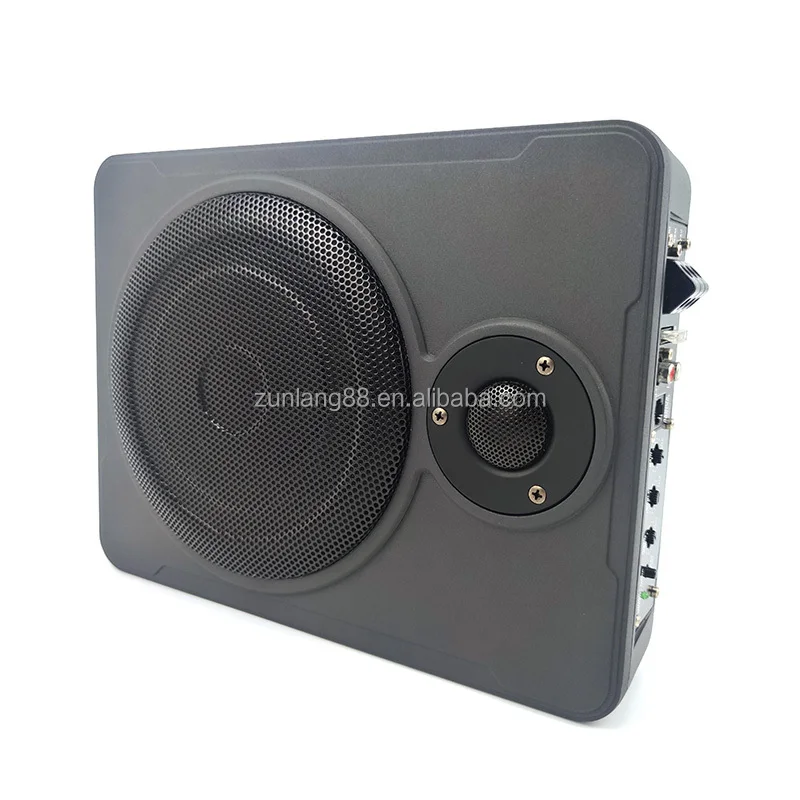Amplificador incorporado debajo del asiento del coche Subwoofer Max 1500W Woofer Altavoces 8 pulgadas Slim Bass Active Car Subwoofer