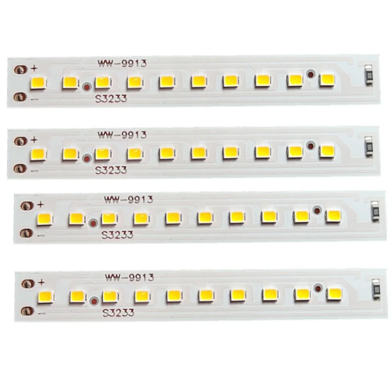 YOUCENT 1/5Pcs  DC5V LED Lamp Board 1-3W  Light Source Warm Light 85x12mm Long Strip Light Strip Aluminum Substrate Light