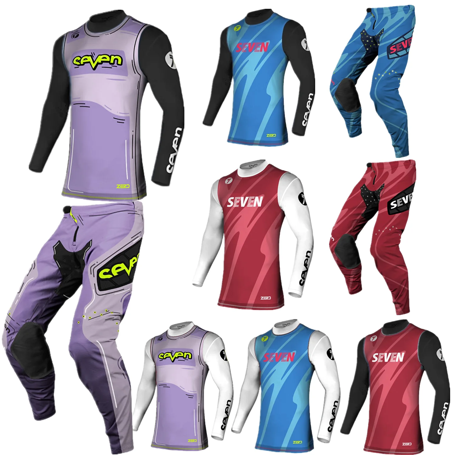2026.6 seven MX Combos Motocross Gear Set Off Road Moto Jersey Set Dirt Bike Kit Motorcycle Suit