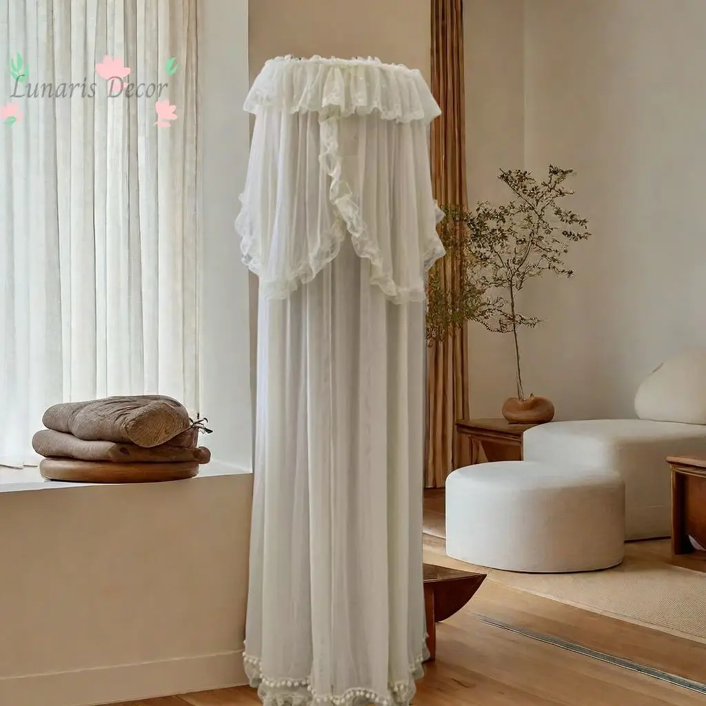 Air conditioner cabinet cover cylindrical lace full yarn boot does not take vertical air conditioner dust cover