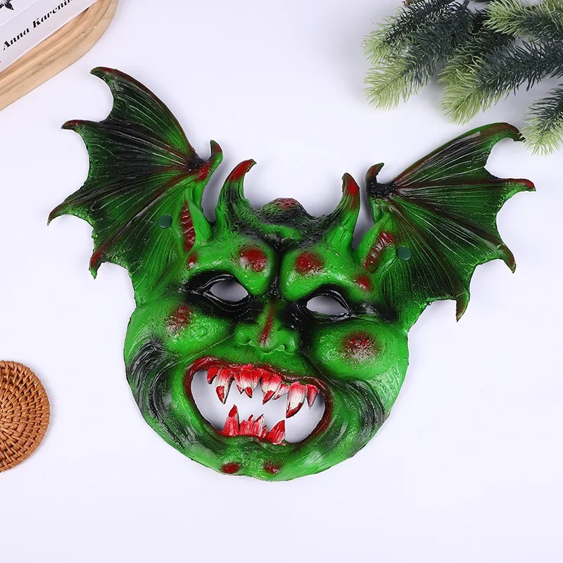 

Halloween Horror Animals Mask Bat Witch Dinosaur Wolf Ghost Festival Dress Up Mask Trick or Treat Happy Halloween Day 2025