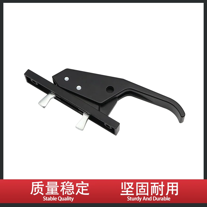 خزانة توزيع الآلات الصناعية السوداء من سبائك الزنك، خزانة الجهد العالي، قفل مقبض سريع الفتح #2