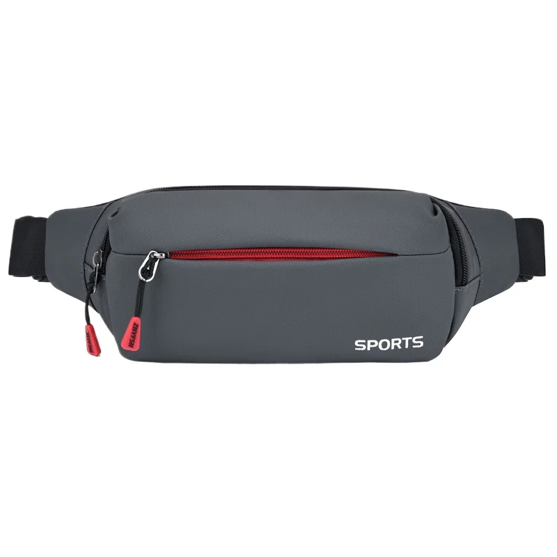 

Simple anti splashing waist bag large capacity individual cashier outdoor leisure travel mobile phone storage chest bag