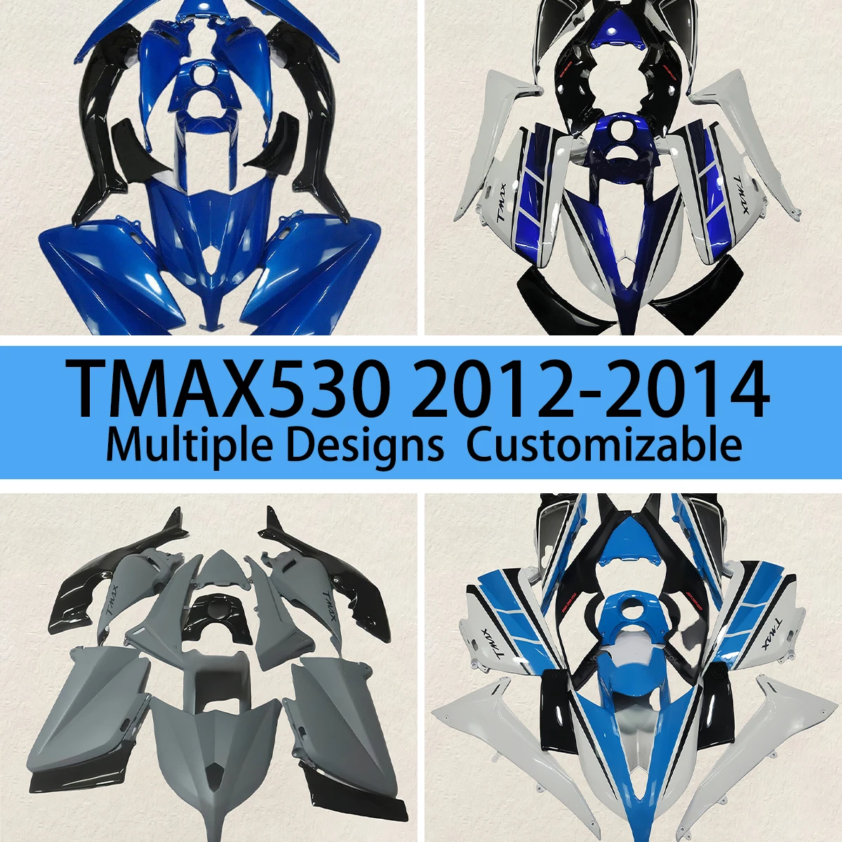 

For YAMAHA TMAX530 2012 2013 2014 Plastics Set Bodywork Covers Fairings TMAX 530 Aftermaket Motorcycle Fairing Kit