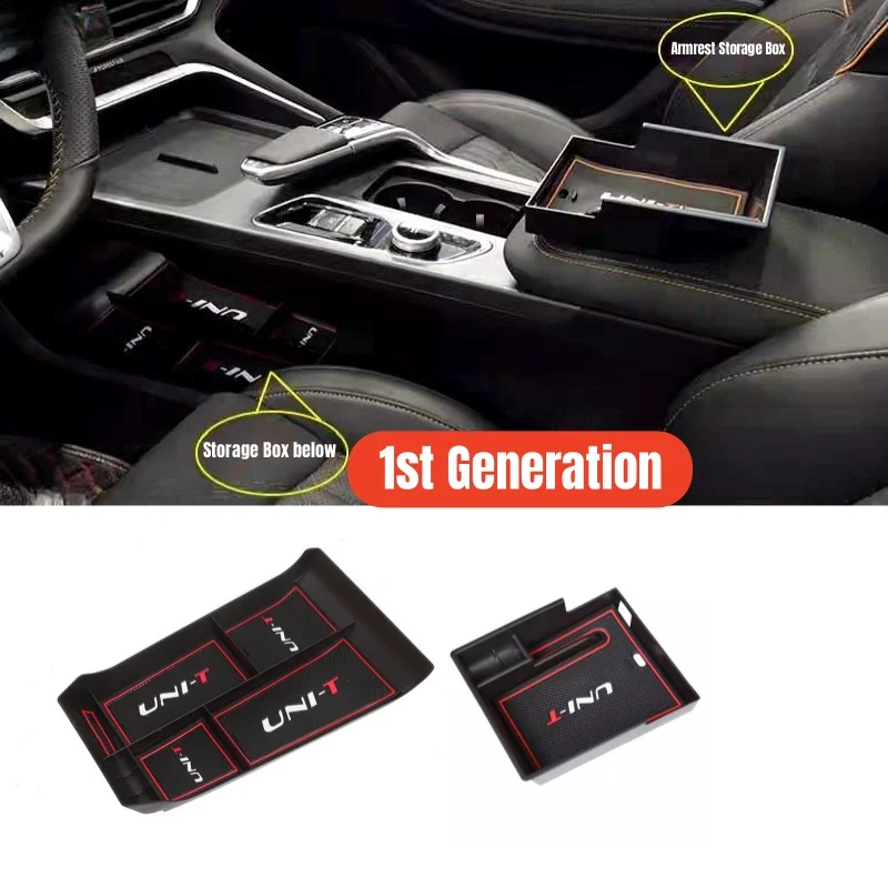 Für Changan UNI-T UNIT 2021-2022 2023 2024 Mittelkonsolen-Organizer Aufbewahrungsbox Innenraum Armlehnen-Aufbewahrungsbox Auto-Styling Zubehör – Detail 5