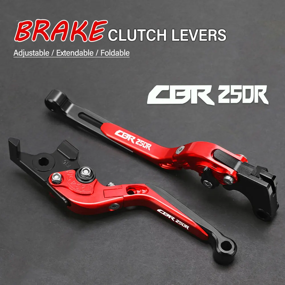 

FOR Honda CBR250R CBR250 R CBR 250R 2011-2018Motorcycle Hand Brake Clutch Adjustable Levers Handle Folding Extendable Lever grip