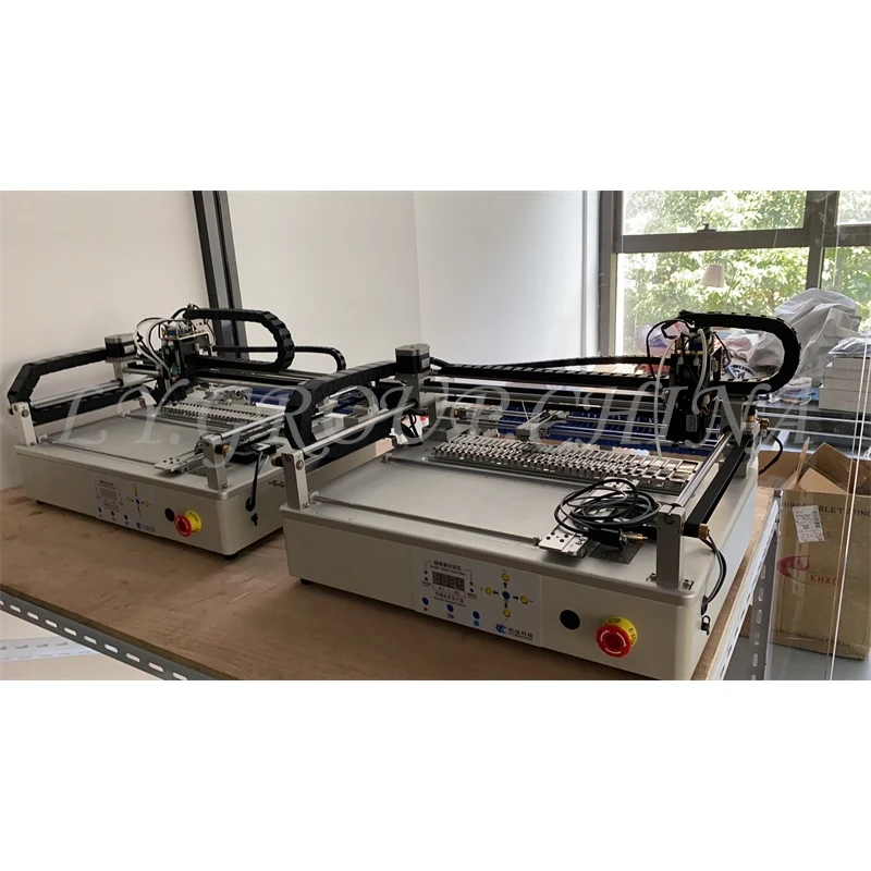 Automatic SMT Pick And Place Machine With Full Vision LY Q1 33 Bits High Speed Chip Mounter LED SMD Dual Heads for PCB Assembly