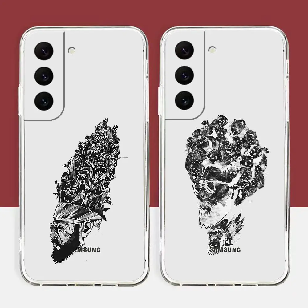 

Clear Case For Samsung Galaxy S22 S21 S20 FE S10 NOTE 10 A12 A11 A10 A10S A03S J7 J6 PLUS ULTRA 5G Case Hajime MiyaGi Andy Panda