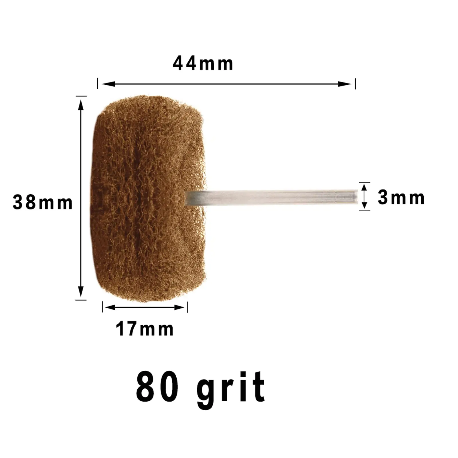 38mm Mini Brush Scouring Pad Abrasive Wheel Nylon Fiber Grinding Sanding Head Buffing Polishing Wheel Set For Dremel Shank 3mm