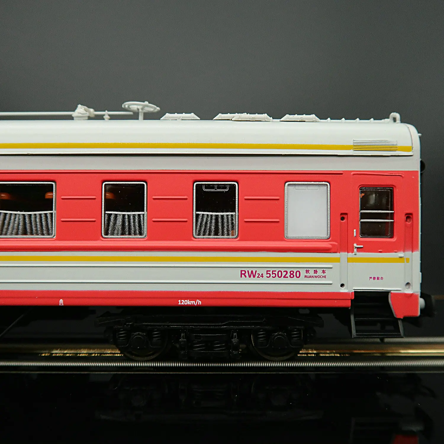 HO ประเภท 1/87 ของเล่นรถไฟ CA24 RW24 รถรับประทานอาหาร Soft Sleeper ไม่มีแสงไม่มี Power หลายรถอุปกรณ์เสริมรถไฟรุ่นของเล่นเด็กของขวัญ