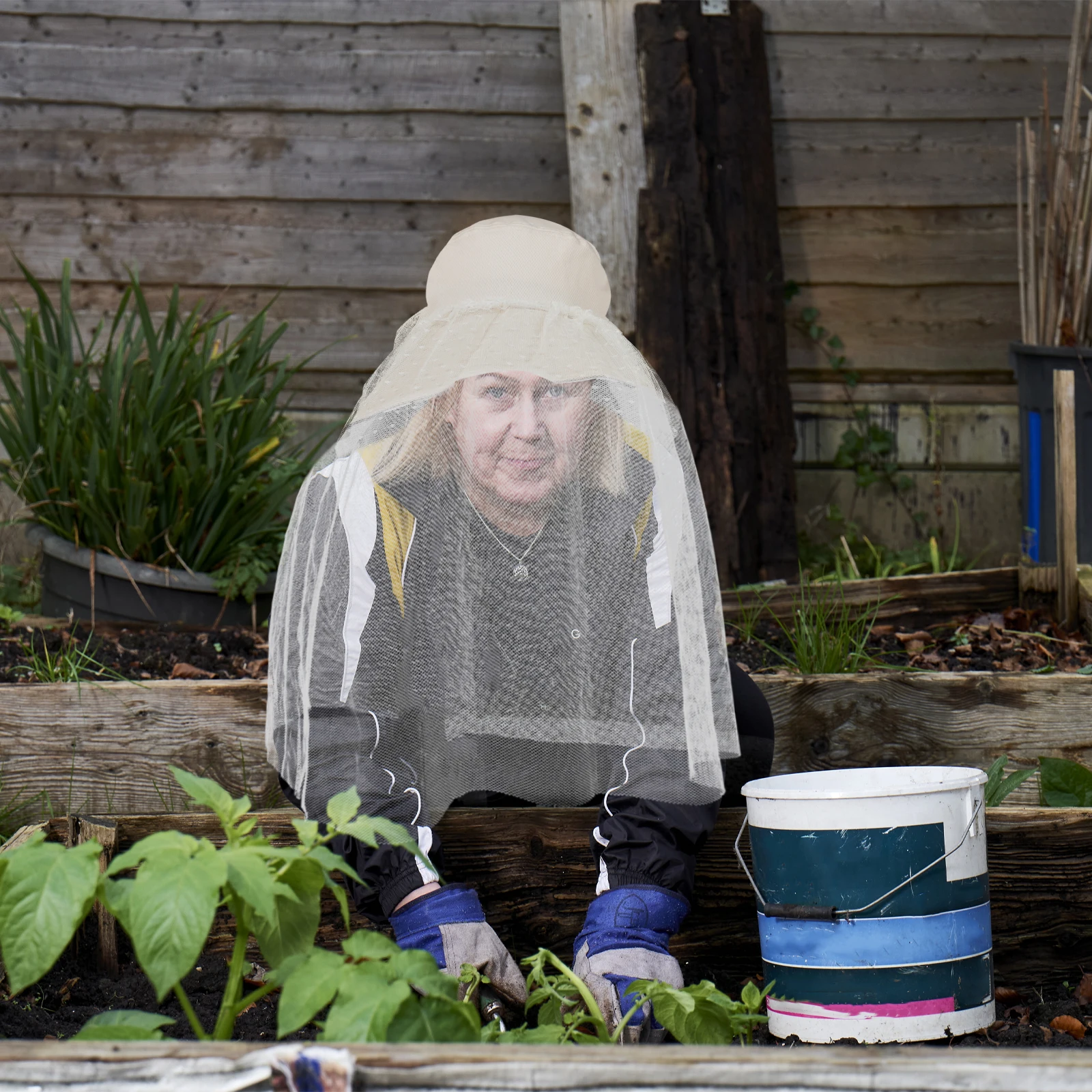 

Mosquito-proof and Bee-proof Hat Net Outdoor Sun Protection Hats Beekeeper Mesh