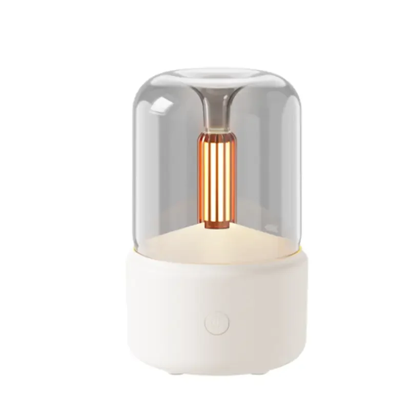 Popular 120ml  Candlelight Aroma Diffuser Essential Oil  Portable USB Electric Air Humidifier Cool Mist Maker Night Light
