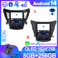 9.7 inch Android 14 is For Hyundai Elantra 5 JK GD MD UD 2011-2016 Autoradio car multimedia player GPS navigation 5g multi-funct