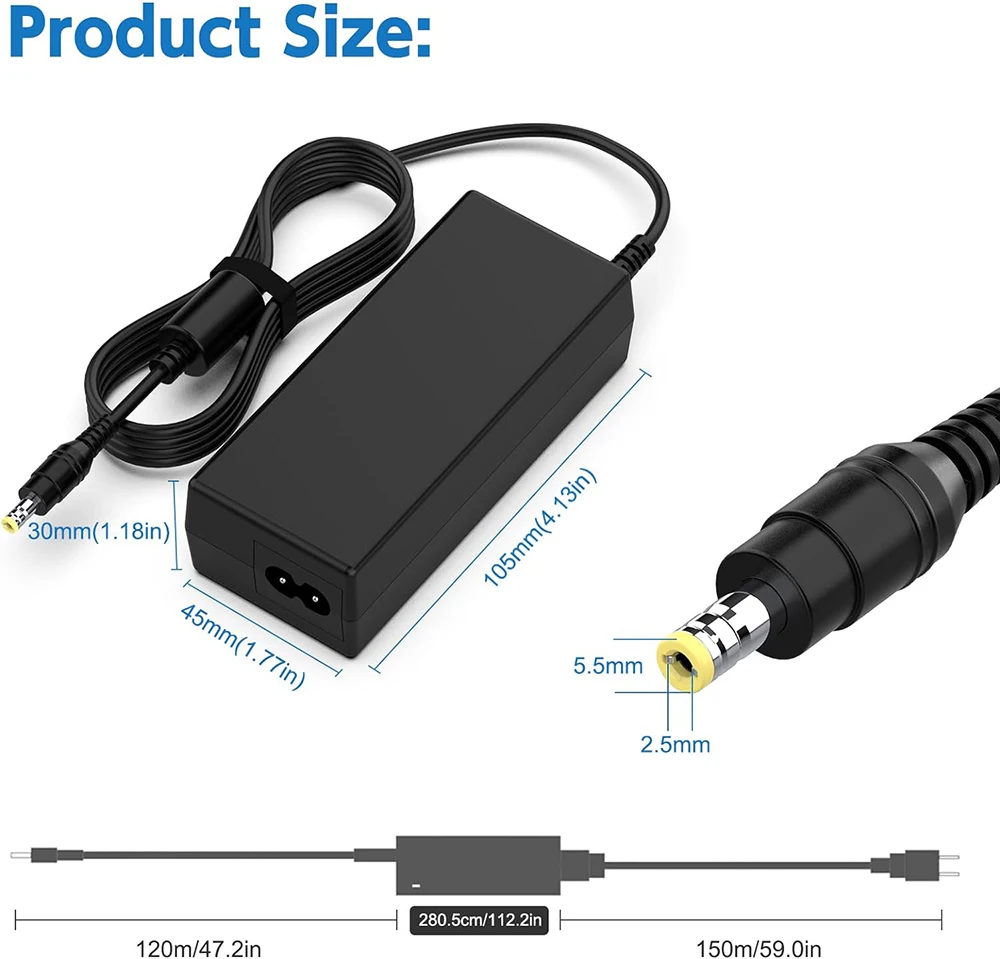 12v Monitor Power AC Adapter for Sceptre LG Monitor Power  Sceptre Series 32\