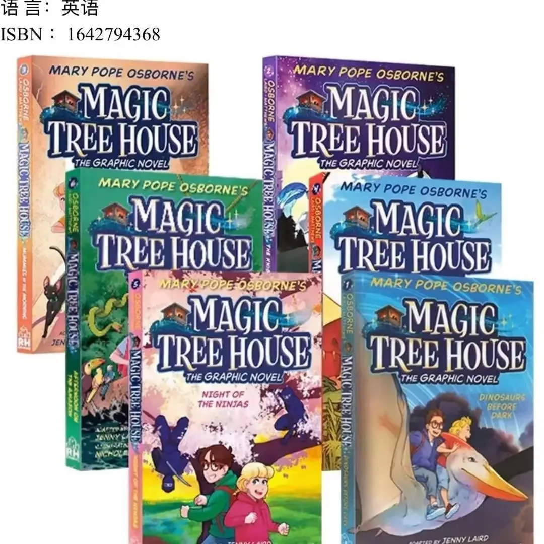 

Графический Novel Magic Tree House Серия 1–6