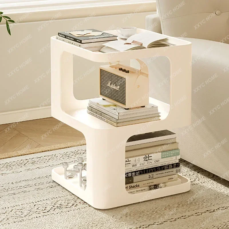 XXFactory Direct SalesModern Clear Black Coffee Tables Storage Metal Shelf  Small  Coffee Table Lliving Room Apartam