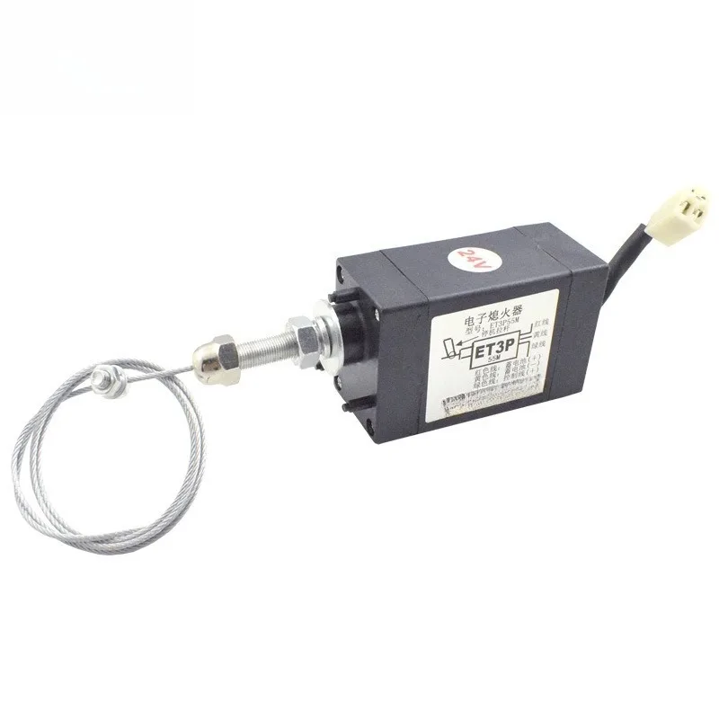 Diesel Genset Electronic Flameout Actuator ET3P55M Fuel Shutoff Solenoid Engine Shutdown Control Accessory