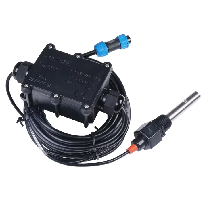 Industrial EC & TDS Sensor MODBUS-RTU RS485 & 0-2V Analog Voltage with Waterproof Aviation Connector