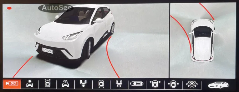 Suit Original OEM for BYD Seagull 360 Degree Camera Bird Panoramic View Front Rear Side Surround Parking Reverse System