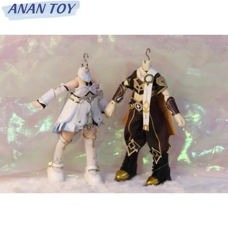 Traveller Aether Lumine Ob11 pakaian 1/12, kostum boneka Bjd Gsc Anime, aksesori mainan Cosplay permainan