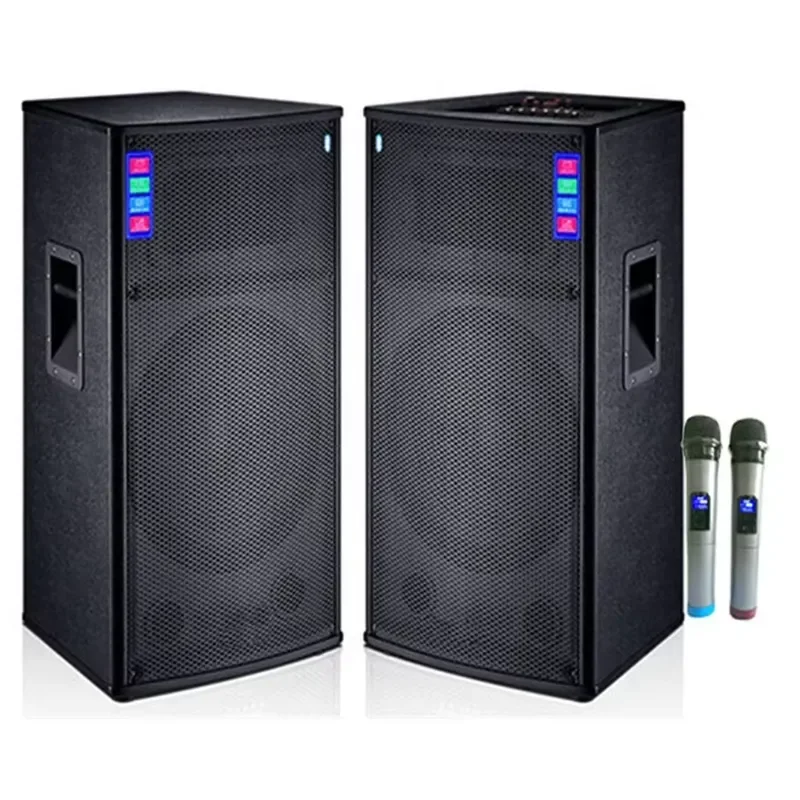 15 Inch 150Wx2 High Fidelity Active Multimedia Speaker System Professional Outdoor Stage Performance Wedding PA Sound