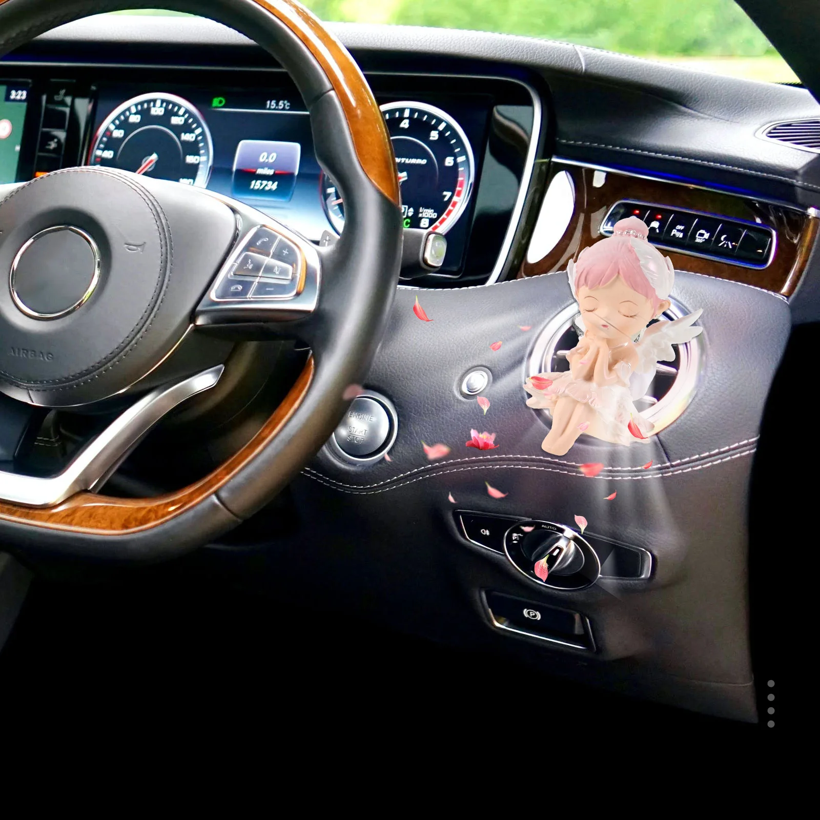 

1 Set Cute Dancing Girl Air Vent Clip Car Freshener Aromatic Diffuser Long Lasting Fragrance Variety Scents Car Outlet Decor