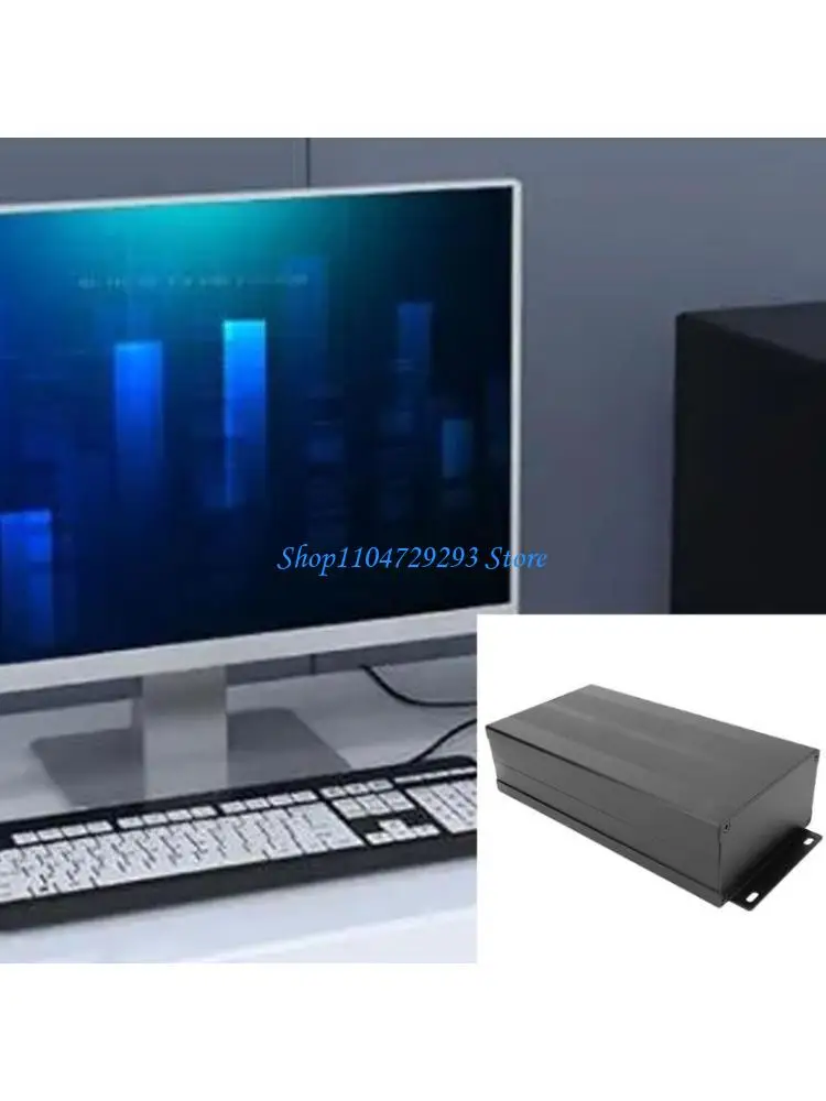 

Y2GD расщепленная алюминиевая коробка электронная корпуса DIY Poard Легкая в использовании 105x55x200 мм