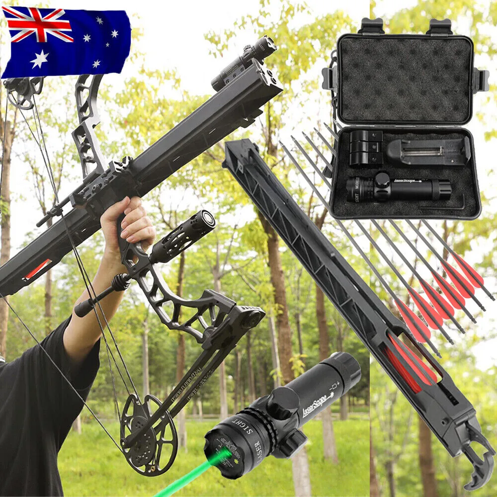 Pure Carbon Archery Arrow Launcher with Laser Sight