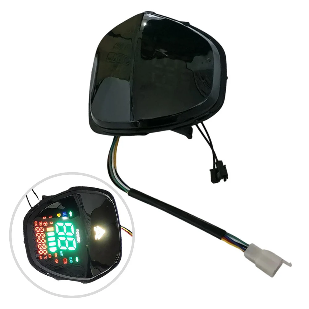 

Для замены устройства 20x12x5 48 В 60 В 72 В дисплей электромобиля дисплей ABS материал черный цвет компактный размер