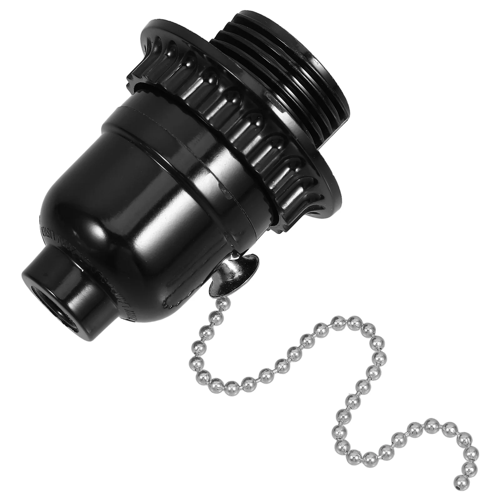 

Bakelite Pull Chain Lamp Holder E26 Socket Lasting Easy Install Stable Lighting Solution Ceiling Light Base Adapter