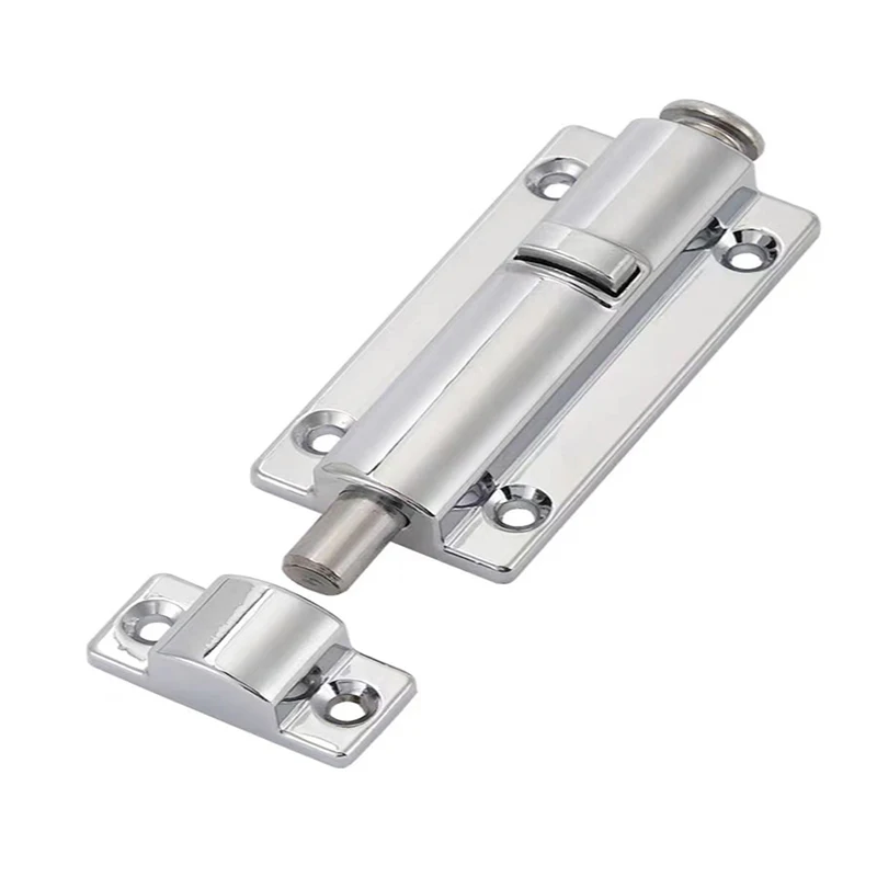 Ls406 2 polegadas/3 polegadas 4 polegadas/6 polegadas janela portão segurança puxar anel primavera salto porta parafuso trava automática janela da porta