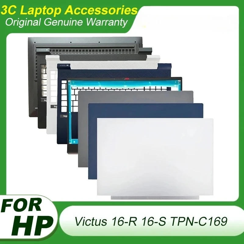 

New For HP Victus 16-R 16-S TPN-C169 LCD Back Cover Front Bezel Frame Palmrest Upper Cover Bottom Shell Lower Base Case 16.1inch