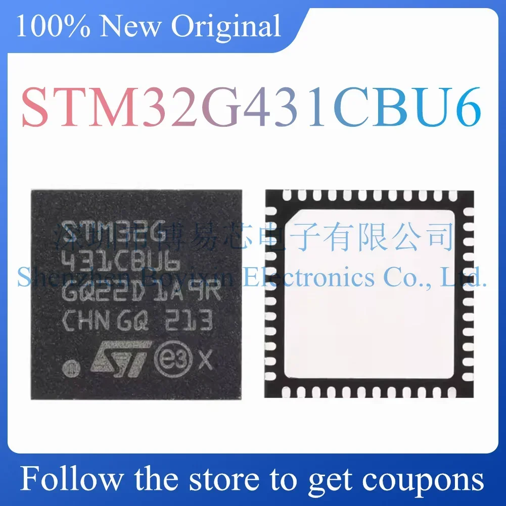 

NEW STM32G431CBU6 Original genuine QFN-48