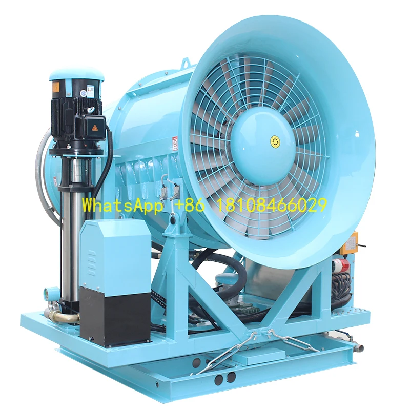 Pulverizador industrial 100 da humidificação do resfriamento do parque da máquina automática do canhão da névoa da poeira