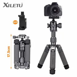 XILETU M5G Mini Tabletop Tripod with 360 Degree Panoramic Ball Head for DSLR Camera Mobile Phone Travel Photography Accessories