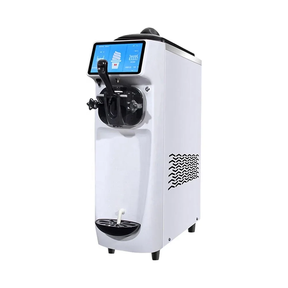 Commercial Soft Serve Ice Cream Making Machine Coffee Shop Ice Cream Machine Professional Ice Cream Maker Manufacturer