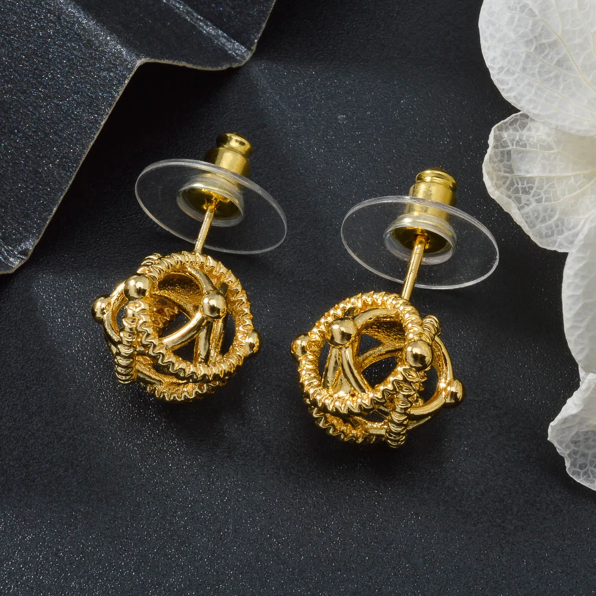 Diana Baby Bohemia Luxury Dubai Earrings Gold Plated Wedding Bride Jewelry for Women Gift Valentine's Day Anniversary Birthday