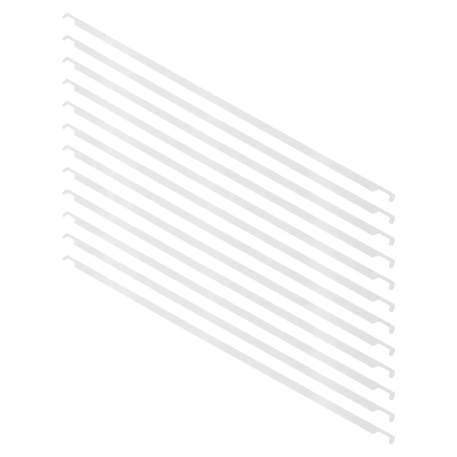

12Pcs Hanging File Folder Bars Metal Organizer Rails Document Frame Desktop File Holder Office Supply Folder Organizer
