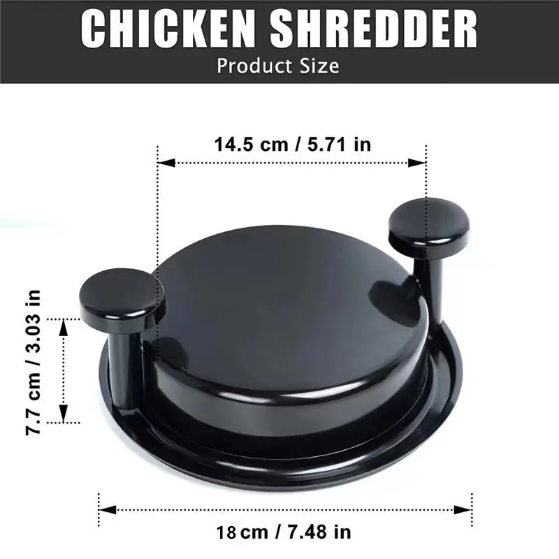 1pc Chicken Shredder Chicken Meat Shredder Manual Washable Meat Shredder Reusable Beef Mincer Cooked Kitchen Tool Meat Grinders