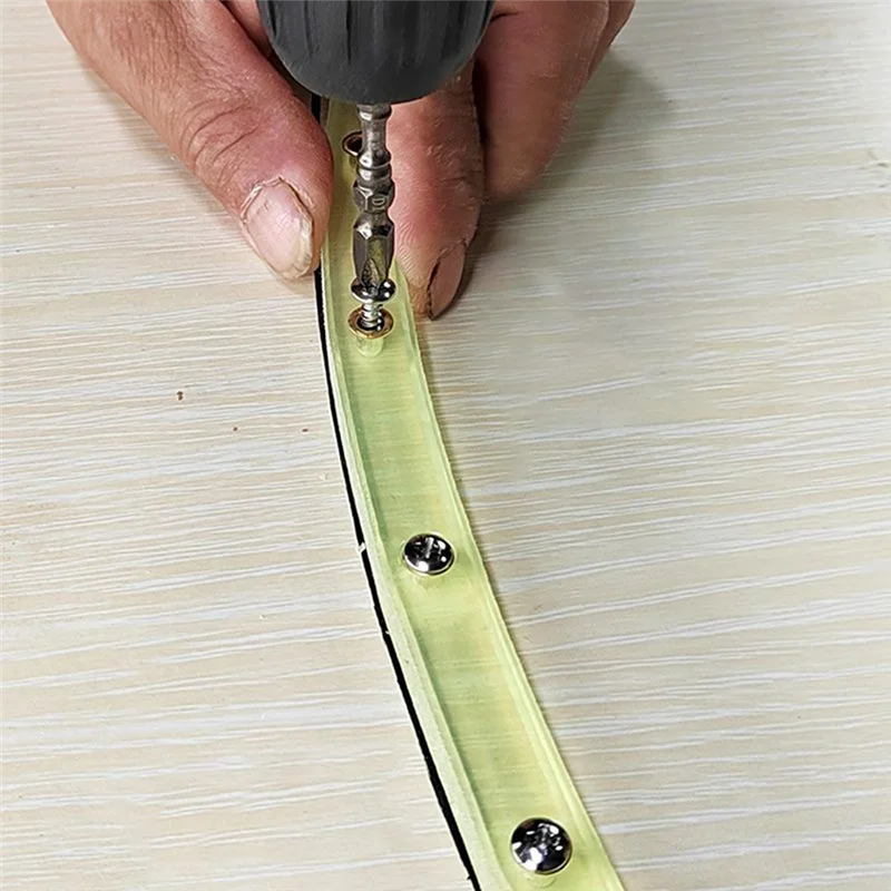 Tira de perfil de carpintería AB68 de 2M, plantilla curva, guía de plantillas de herramientas de carpintería de contorno de forma compleja ajustable y fija