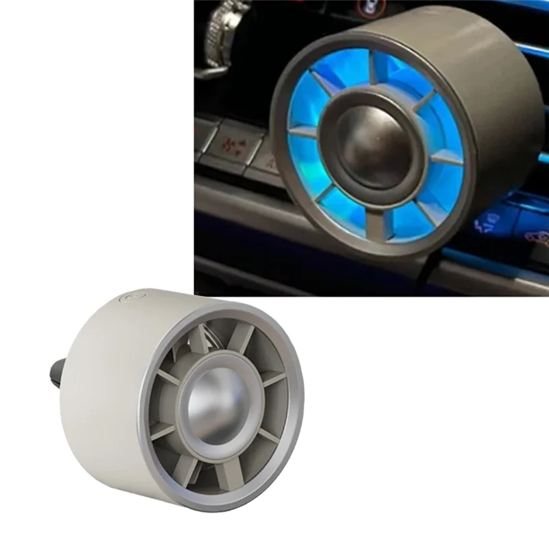 

Мини-вентиляторы для автомобильных кондиционеров, выпускные отверстия, градиент, красочный окружающий свет для автомобильных вентиляционных отверстий для кондиционера