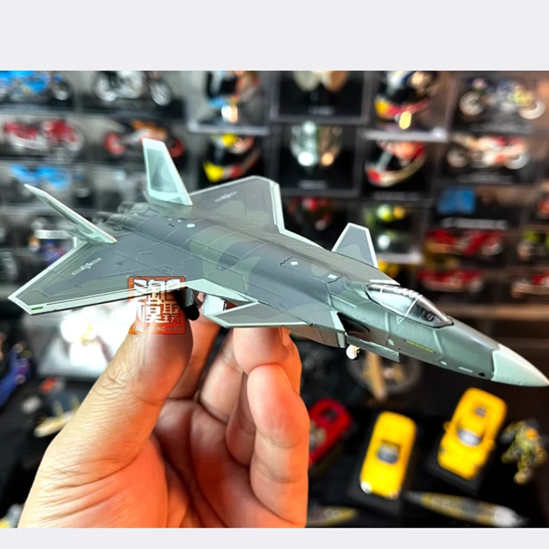 Diecast 1:144 Scale J-20 J20 Alloy finished aircraft model Static Decoration Souvenir Gifts For Adult Boy