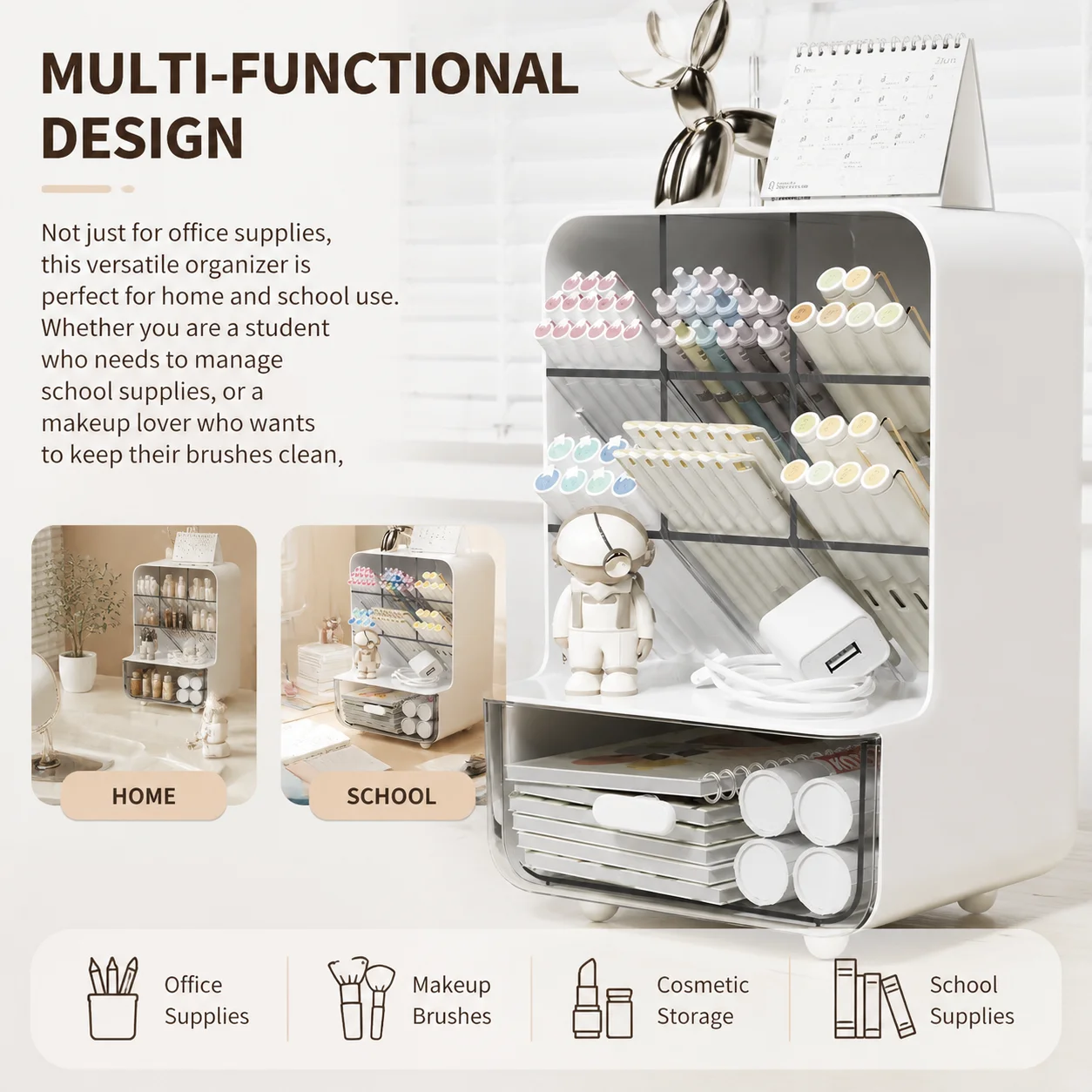 منظم أقلام متعدد الطبقات مائل، - مراجعة Tech Office Accessories وسعره