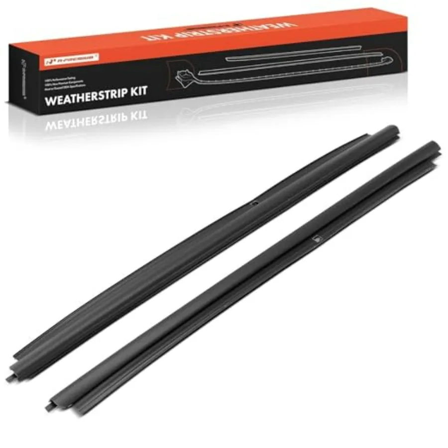 

2PCS Front Window Molding Trim Weather Stripping Kit for Chevrolet Silverado 1500 2500 3500 GMC Sierra 1500 2500 3500 Cadillac