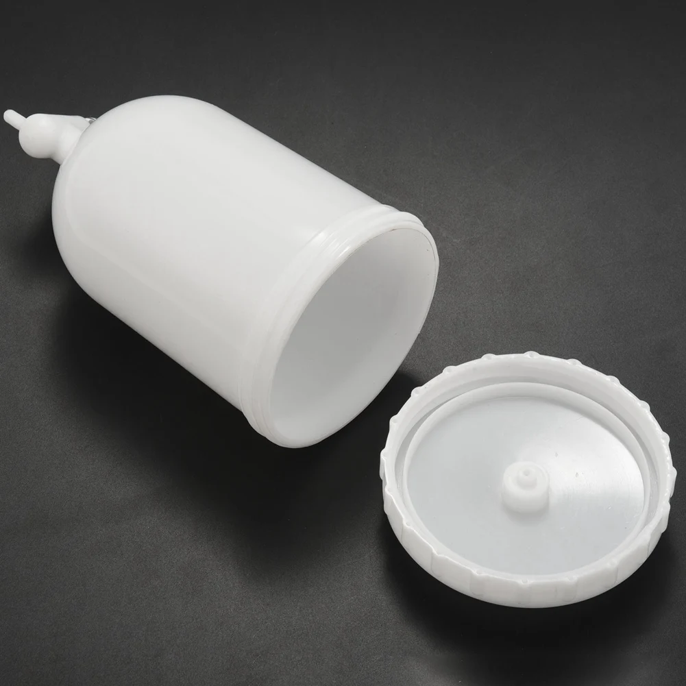 2 кастрюли для распылителя, пластиковая пластиковая чашка для краски с боковой подачей, 400 мл, сменная чашка для распылителя краски, быстрый перемещение для распылителя