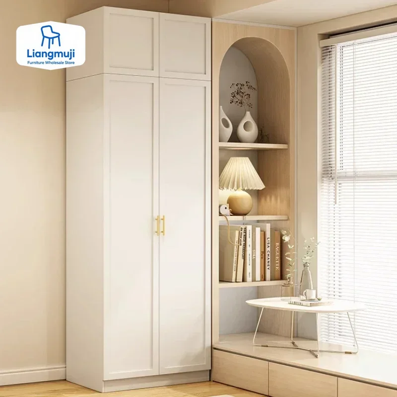 

Girls Women Luxury Wardrobes Wood Living Room Closet Organizer Wardrobes Bedroom White Armario De Ropa Bedroom Cabinet Furniture
