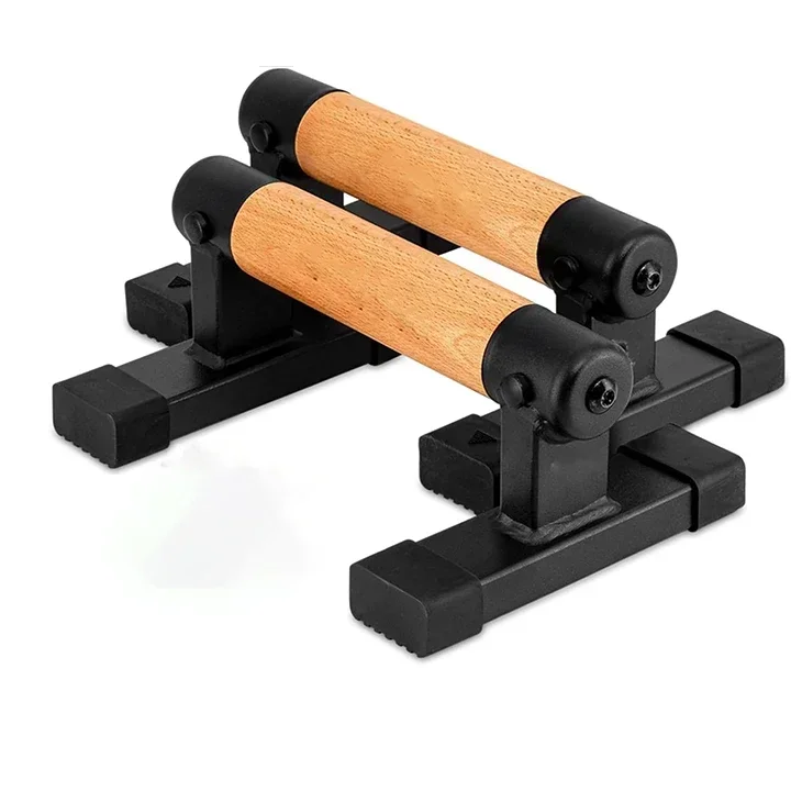 Push-up Stand Wood Pushup Bars Wooden Parallettes Push Up Handle Stands parallel bar Grip for Men