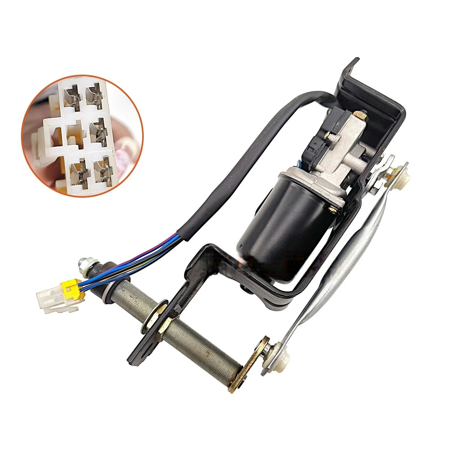 فولفو EC55 ممسحة المحرك 12 فولت الربط الذراع الجمعية حفارة الملحقات مناسبة لمعدات البناء الثقيلة