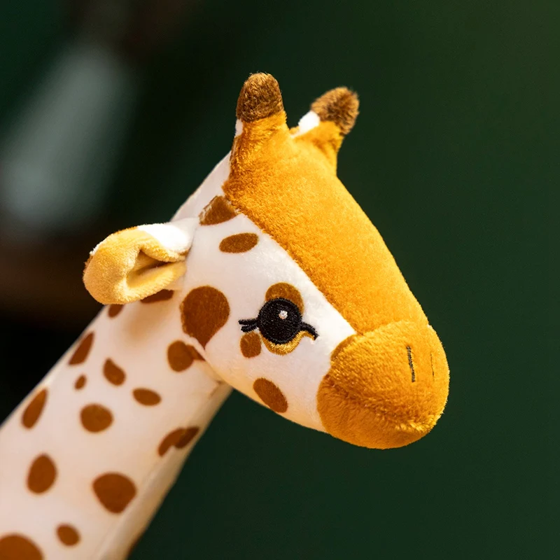 Jouet en peluche girafe debout de grande taille, oreiller de maintien, Animal en peluche doux, cerf, poupée endormie, cadeau d'anniversaire pour enfants